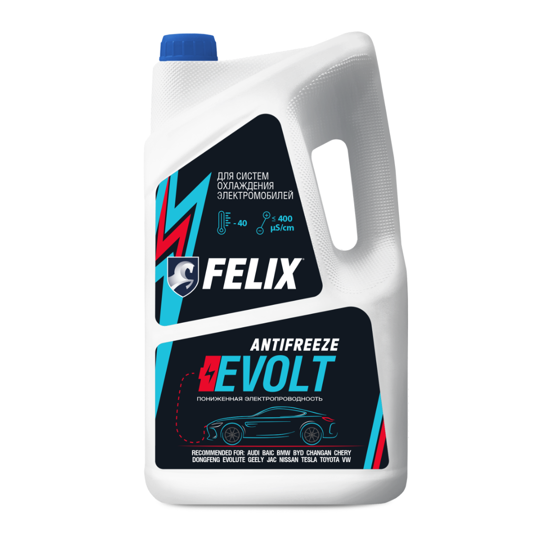 Антифриз FELIX EVOLT, сине-зеленый