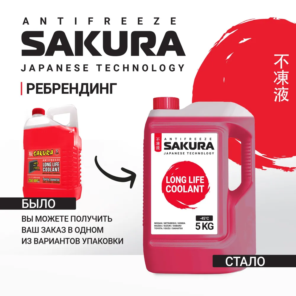 Антифриз Sakura RED