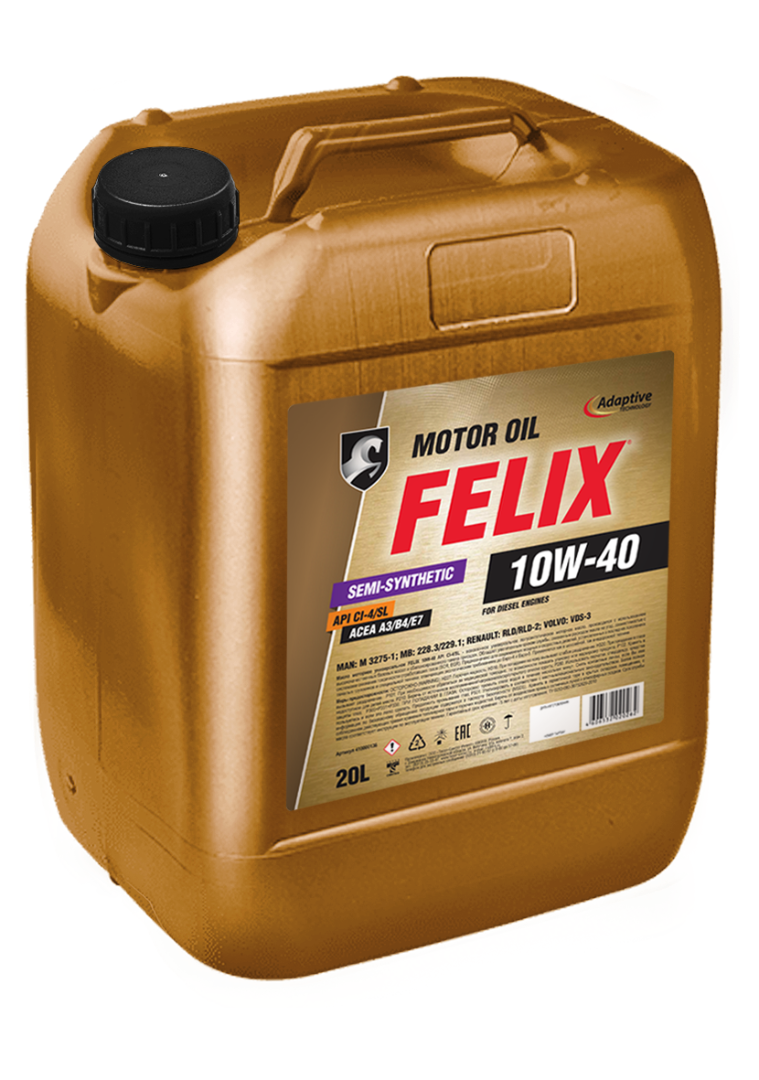 Масло моторное FELIX 10W-40 API CI-4/SL