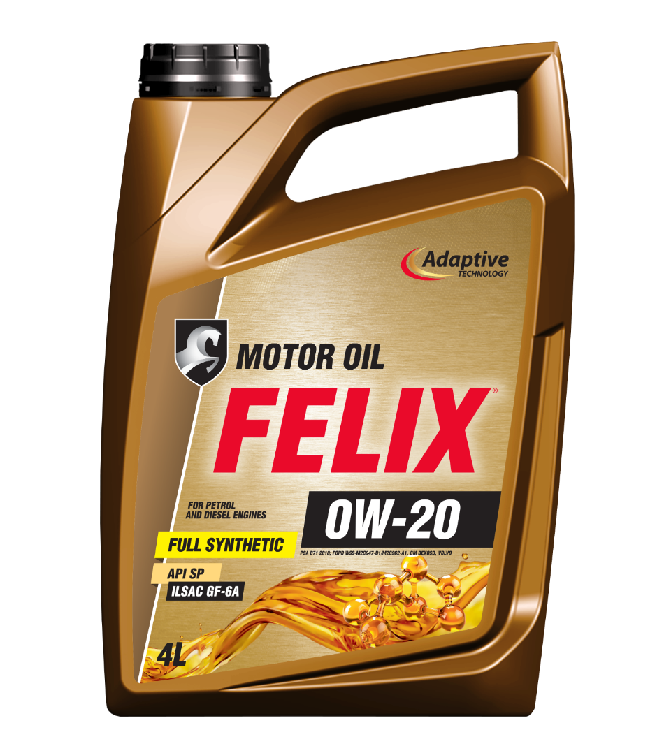 Масло моторное FELIX 0W-20 ILSAC GF-6А, API SP