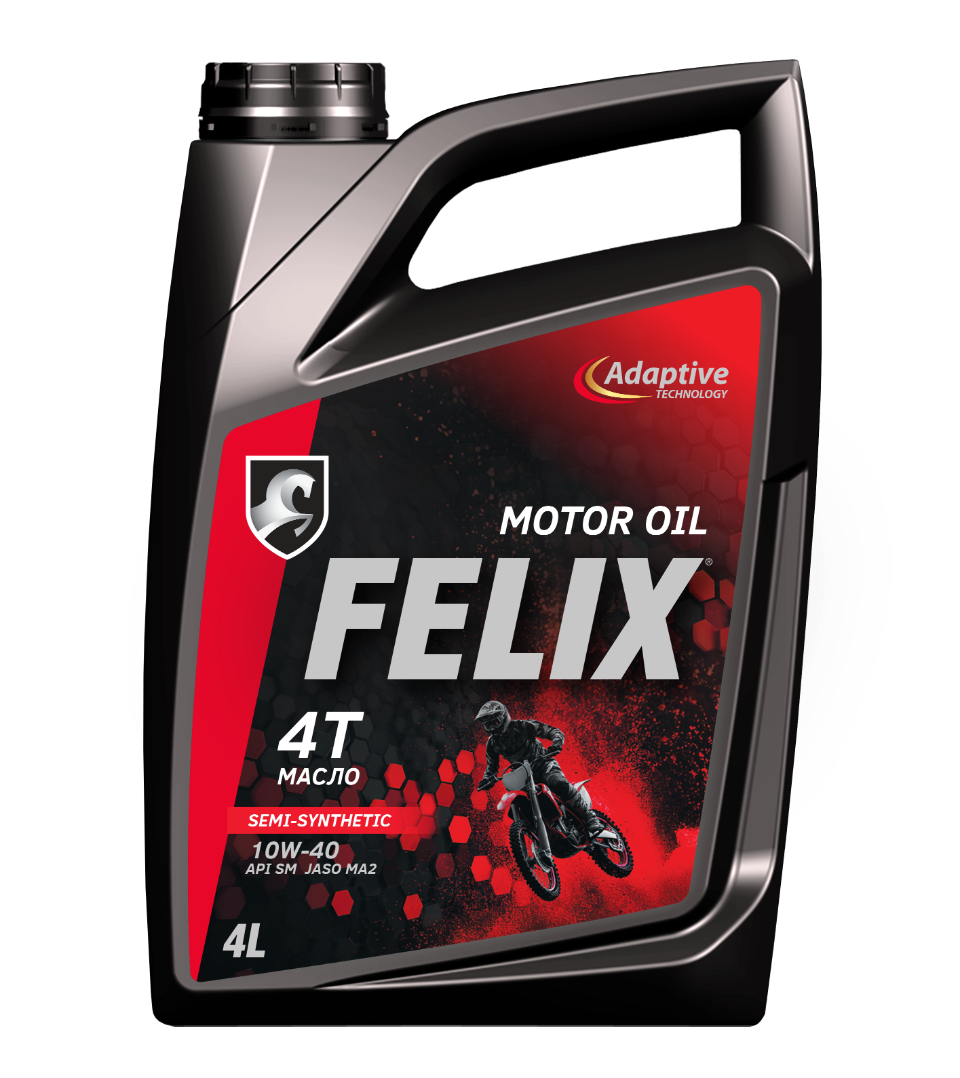 Моторное масло FELIX 4T для четырехтактных бензиновых двигателей